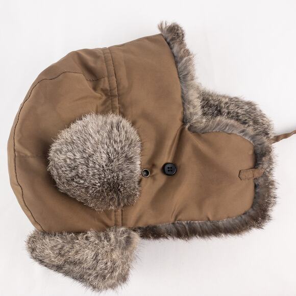Sportsman Guide Mad Bomber Supplex Rabbit Fur Brown Trapper Hat Unisex X-Large - Picture 6 of 16